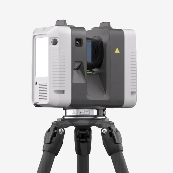 Artec Ray II long-range laser scanner on a tripod